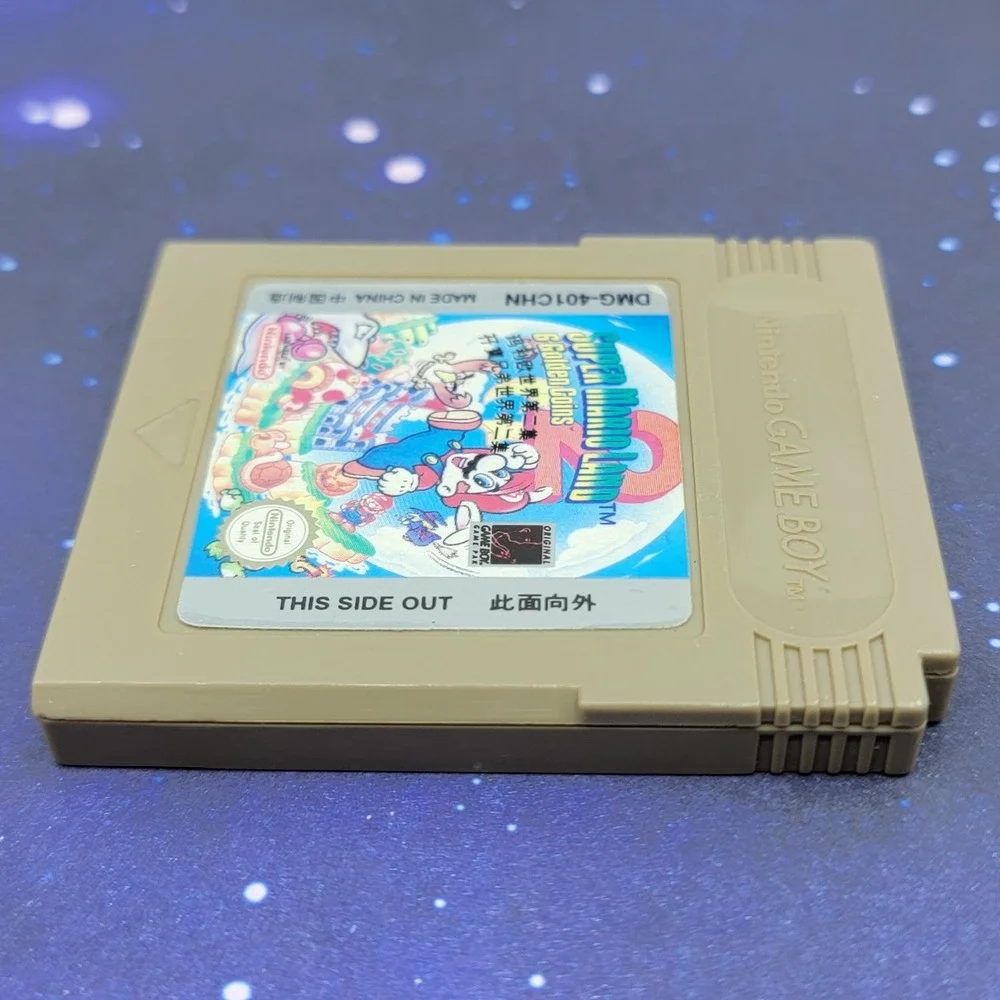 CHINESE Super Mario Land 2: 6 Golden Coins (Nintendo Game Boy) Video Game 0331